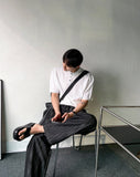 CK linen henly half knit