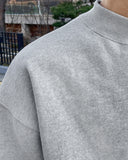 Breeze brushed half-neck sweatshirt