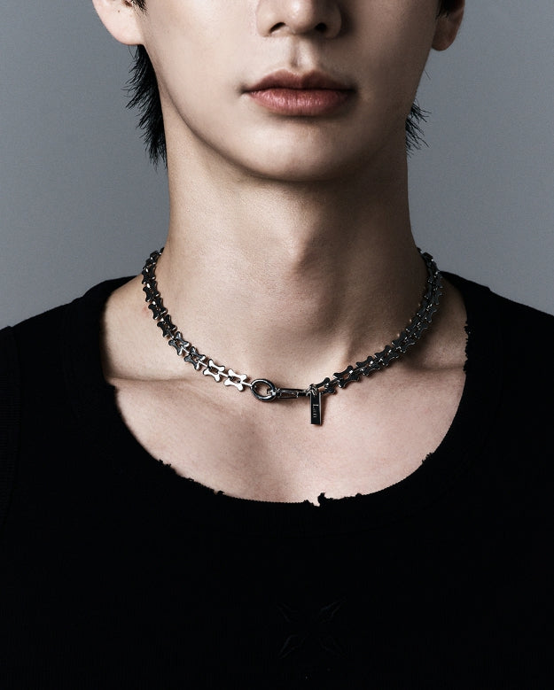 【2plan】25SS★ [LAN ARCHIVE] Bone Chain Necklace 2plan (ツープラン) - [LAN ARCHIVE]ボーンチェーンネックレス