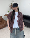 Cron two-pocket check shirt