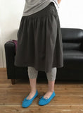 Neo Flower Button Three Quarter Leggings Pants