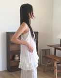 Sakan Frill Tiered Bustier Sleeveless