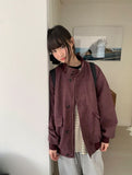 Silmki Button High Neck Over Jumper