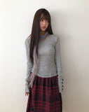 Melien Dot Shirring Muffler
