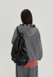 [BAONHAUS] Amoki check color fleece hood zip-up jumper