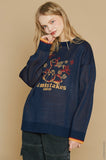 Flower Bear Graphic Sweater