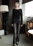 [ EEUN MADE ] Nora Slim V Tee