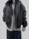 Malt Two Way Leather Blouson