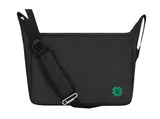 Clover Smile Embroidery Cross Curved Messenger Bag