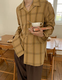 Wider check classic shirt