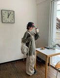 [unisex] Natty Banding Parachute Dekki Wide Cargo Pants