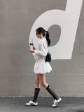 [Training set] Neko Anorak Zip-up Jumper Mini Skirt Pants
