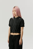 FLOWER EYELET HOOD JACKET