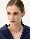 Penidor NEW Silver (W) Earrings Onyx