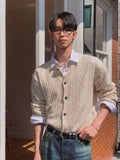 Bins Openwork Over Fit Cardigan