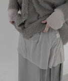 Mesh see-through polar long-sleeve tee