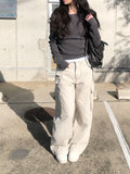 Beto Pocket Cargo Wide Cotton Pants