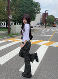 Yeru Cargo Military Bootcut Pants