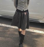 Iri midi flare skirt