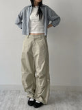 [unisex] Parachute Banding Wide Pants