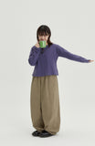[BAONHAUS] Kinfu pigment banding wide balloon pants