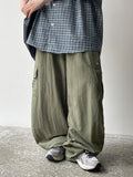[unisex] Bavens Nylon Cargo Wide Pants
