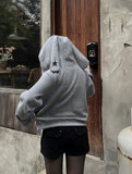 Rabbit Ear Hood Zip-Up