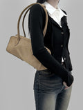 Gitter Suede Shoulder Bag