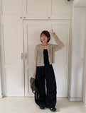Bekyu Banding Parachute Nylon Wide Pants
