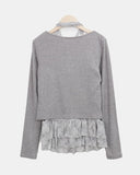 [Cardigan + Sleeveless + Scarf SET] Tevin Check Cardigan Set