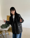 Sokira Over Leather Jacket