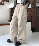 Poner Cation Parachute Diagonal Cargo Pants