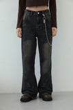 Line washed denim