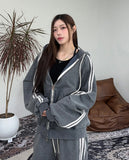 Herion Double Track Hooded Zip-up