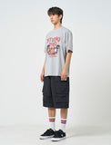 Nylon Parachute Cargo Bermuda Pants