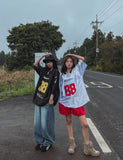 88 Sporty Metal Jersey Short Sleeve T-shirt