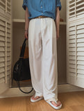 Howes One-Tuck Wide Slacks