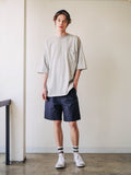 All day wide cotton short pants