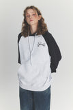 Drive Bunny Raglan Embroidered Hoodie