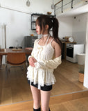 Hien Dot Layered Muffler Set