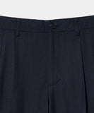 PIN STRIPE TWO TUCK PANTS