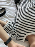Neo stripe half knit