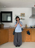 Monters Banding Balloon Wide Nylon Pants