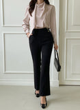 Wadia Boucle Semi Bootcut Slacks