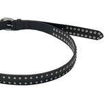 Cowhide Ger Stud 25mm Belt
