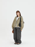 [BAONHAUS] Ikuka hood wind zip-up jumper