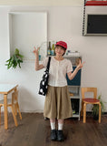 Buell Ribbon Short Sleeve Blouse