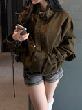 String Bomber Jacket