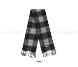 (WOOL) PLAID BRUSH MUFFLER
