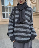 Hobi overfit striped knit